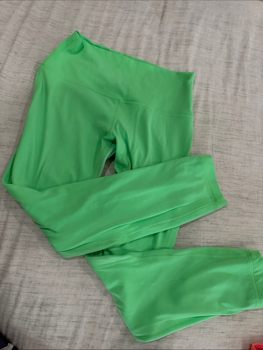 Neon Green Seamless Active Leggings